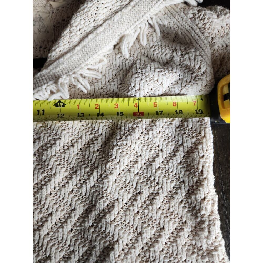 Anthropologie Angel Of The North Cardigan Size Small sweater Fringe Ruffle Boho - Picture 3 of 10